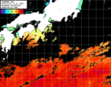 ひまわり人工衛星:黒潮域,10:59JST,1時間合成画像