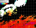 ひまわり人工衛星:黒潮域,11:59JST,1時間合成画像