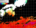 ひまわり人工衛星:黒潮域,13:59JST,1時間合成画像