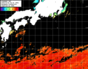 ひまわり人工衛星:黒潮域,17:59JST,1時間合成画像