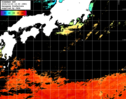 ひまわり人工衛星:黒潮域,22:59JST,1時間合成画像