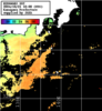 ひまわり人工衛星:神奈川県近海,19:59JST,1時間合成画像