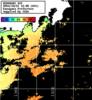 ひまわり人工衛星:神奈川県近海,21:59JST,1時間合成画像