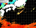 ひまわり人工衛星:黒潮域,03:59JST,1時間合成画像