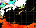 ひまわり人工衛星:黒潮域,04:59JST,1時間合成画像