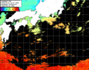 ひまわり人工衛星:黒潮域,11:59JST,1時間合成画像