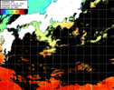 ひまわり人工衛星:黒潮域,12:59JST,1時間合成画像