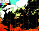 ひまわり人工衛星:黒潮域,13:59JST,1時間合成画像