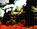 ひまわり人工衛星:黒潮域,19:59JST,1時間合成画像