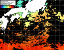 ひまわり人工衛星:黒潮域,23:59JST,1時間合成画像