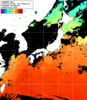 NOAA人工衛星画像:日本全域, 1日合成画像(2024/10/22UTC)