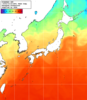 NOAA人工衛星画像:日本全域, 1週間合成画像(2024/10/16～2024/10/22UTC)