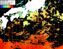 ひまわり人工衛星:黒潮域,00:59JST,1時間合成画像