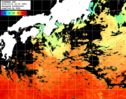 ひまわり人工衛星:黒潮域,08:59JST,1時間合成画像
