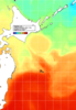 NOAA人工衛星画像:親潮域, 1週間合成画像(2024/10/16～2024/10/22UTC)