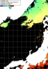 NOAA人工衛星画像:日本海, 1日合成画像(2024/10/22UTC)