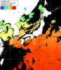 ひまわり人工衛星:日本全域,22:59JST,1時間合成画像