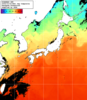 NOAA人工衛星画像:日本全域, 1日合成画像(2024/10/23UTC)