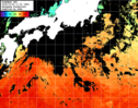 ひまわり人工衛星:黒潮域,02:59JST,1時間合成画像