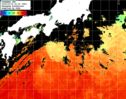 ひまわり人工衛星:黒潮域,09:59JST,1時間合成画像