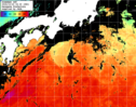 ひまわり人工衛星:黒潮域,13:59JST,1時間合成画像
