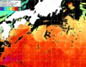 ひまわり人工衛星:黒潮域,14:59JST,1時間合成画像