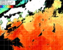 ひまわり人工衛星:黒潮域,22:59JST,1時間合成画像