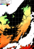 ひまわり人工衛星:日本海,19:59JST,1時間合成画像
