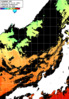 ひまわり人工衛星:日本海,22:59JST,1時間合成画像