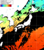 ひまわり人工衛星:日本全域,21:59JST,1時間合成画像