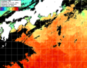 ひまわり人工衛星:黒潮域,02:59JST,1時間合成画像