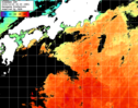 ひまわり人工衛星:黒潮域,05:59JST,1時間合成画像