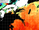 ひまわり人工衛星:黒潮域,06:59JST,1時間合成画像