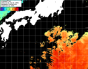 ひまわり人工衛星:黒潮域,15:59JST,1時間合成画像