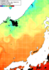 NOAA人工衛星画像:日本海, 1日合成画像(2024/10/24UTC)