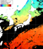 ひまわり人工衛星:日本全域,12:59JST,1時間合成画像