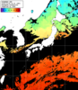 ひまわり人工衛星:日本全域,18:59JST,1時間合成画像