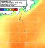 NOAA人工衛星画像:神奈川県近海, 1週間合成画像(2024/10/19～2024/10/25UTC)