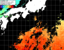 ひまわり人工衛星:黒潮域,00:59JST,1時間合成画像