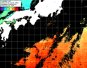 ひまわり人工衛星:黒潮域,01:59JST,1時間合成画像