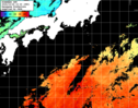 ひまわり人工衛星:黒潮域,04:59JST,1時間合成画像