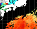 ひまわり人工衛星:黒潮域,06:59JST,1時間合成画像