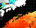 ひまわり人工衛星:黒潮域,11:59JST,1時間合成画像