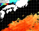 ひまわり人工衛星:黒潮域,14:59JST,1時間合成画像
