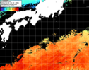 ひまわり人工衛星:黒潮域,15:59JST,1時間合成画像