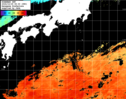 ひまわり人工衛星:黒潮域,17:59JST,1時間合成画像