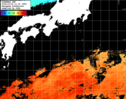 ひまわり人工衛星:黒潮域,20:59JST,1時間合成画像