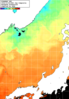 NOAA人工衛星画像:日本海, 1日合成画像(2024/10/25UTC)