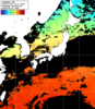 ひまわり人工衛星:日本全域,19:59JST,1時間合成画像