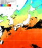 NOAA人工衛星画像:日本全域, 1日合成画像(2024/10/26UTC)